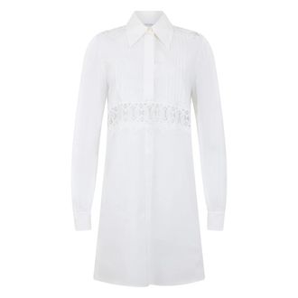 Alberta Ferretti Sleeveless Short Dress - female - Alberta Ferretti - Shirt Dresses - White - S - Dresses