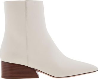 Bally Glenda Leather Boots In Bone, Brand Size 36 ( US Size 5.5 )