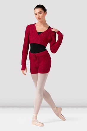 Bloch Ladies Lutina Knit Short, Grey Marle