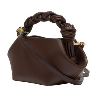 Ganni Womens Bou Mini Bag Brown Synthetic