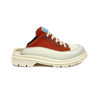 The Art Company Womens 1554 Birmingham Mule Sneaker In Burnt Canvas
