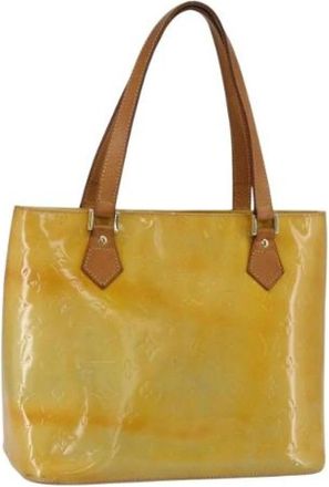 Louis Vuitton Pre-owned Vintage Tote Bag - Dames - Vintage Shopper - Geel - ONE Size - Leer - Vintage