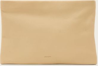AllSaints Leather Bettina Leather Clutch Bag, Size: One Size