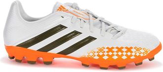 adidas Childrens Unisex P Absolado LZ TRX AG J Kids White Football Boots Leather - Size UK 10.5 Kids