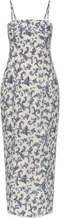 Poss&eacute; Rue Dress - Dames - Maxi kleedjes - Beige - S - Katoen - Kleedjes