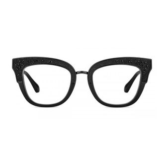 Jimmy Choo London JC237080700 Cat-Eye Frame Eyeglasses - Black