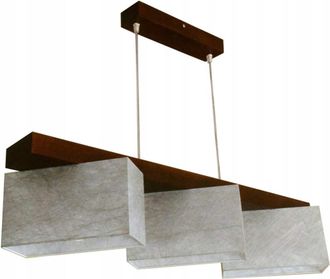 OEM L&aacute;mpara Colgante De Madera Milano M3h Color Crema