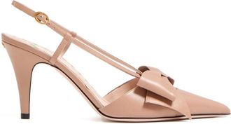 Valentino Garavani Bowow Leather Pumps-Donna