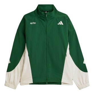 adidas x ARTE Antwerp Z.N.E Full-Zip Track Jacket Asia Sizing Amazon Green Off White KV4020