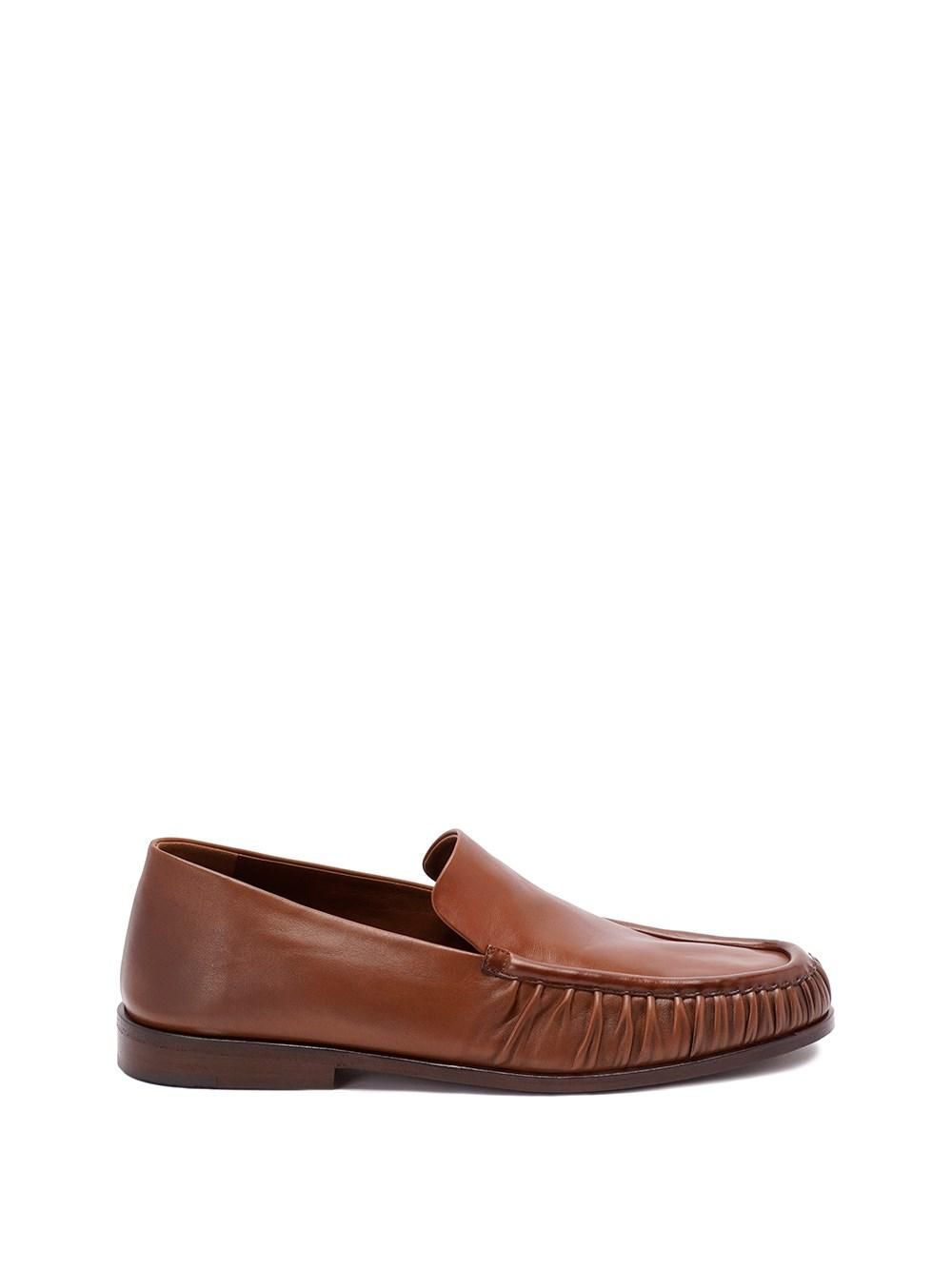 【関税込み】Marsell ブラウン Mocasso スリッポン Women's Brown Suede Derby Shoes Mocassino - Marsèll