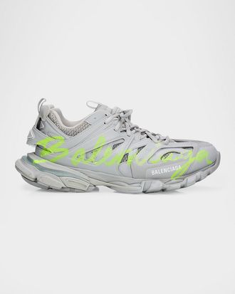 Balenciaga Men & apos;s Track Mesh Fashion Sneakers