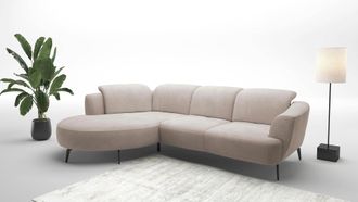 Sit&more Ecksofa &raquo;Zoe&laquo; ink.Sitztiefenverstellung, wahlweise mit Kopfteilverstellung