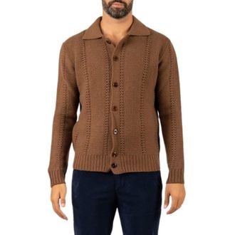 Daniele Fiesoli Raffinata - Knitwear - Hombre - Marr&oacute;n - XL