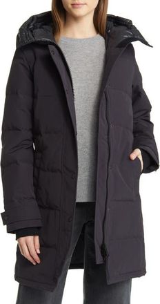 Canada Goose Shelburne Water Resistant 625 Fill Power Down Parka in Navy - Marine at Nordstrom, Size Small