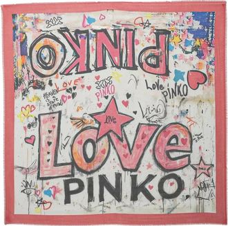 Pinko Vierkante Sjaal - Dames - Sjaals - Veelkleurig - ONE Size - Accessoires