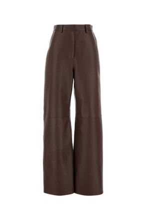 Loewe Chocolate nappa leather pant