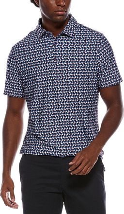 Ben Sherman Bauhaus Geo Tech Jersey Sports Fit Polo Shirt