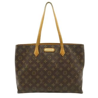 Louis Vuitton Pre-owned Tote Bags, female, Brown, Size: ONE SIZE Pre-owned Canvas Tote Bag