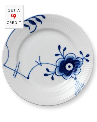 ROYAL COPENHAGEN 6.75In Fluted Mega Bread & Butter Platewith $9 Credit