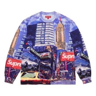 SUPREME Skyline Sequin Long-Sleeve T-Shirt Day SS25KN56-DAY