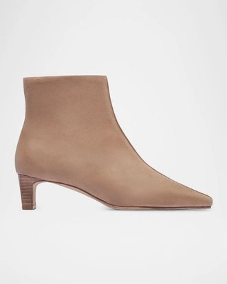Bernardo 50mm Everett Leather Ankle Booties