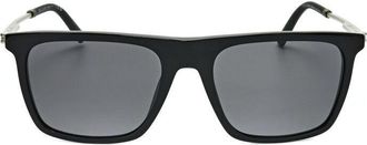 Bulgari Mens Black Rectangular Sunglasses 0BV7039-823/R8-1