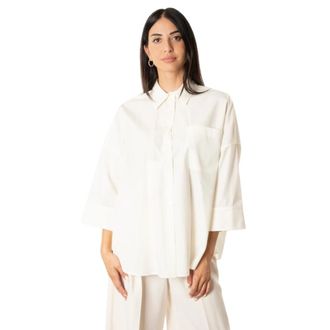 Max Mara Shirts, female, White, Size: 2XS Oversized Shirt