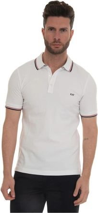 Fay Polo Shirt met korte mouwen - Heren - Polos - Wit - 3XL - Katoen - Tops