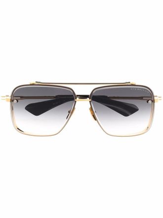 Dita Eyewear Occhiali da sole Mach 6 stile pilota - Oro