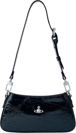 Vivienne Westwood Tasha Schoudertas Telefoon - Dames - Schoudertassen - Zwart - ONE Size - Katoen - Tassen