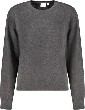 Pepe Jeans London Nero Cotton Sweater - Dames - Ronde hals truien - Grijs - XS - Katoen - Truien & Vesten