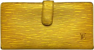 Louis Vuitton Epi Jaune Leather Long Wallet (Bi-Fold) (Pre-Owned)