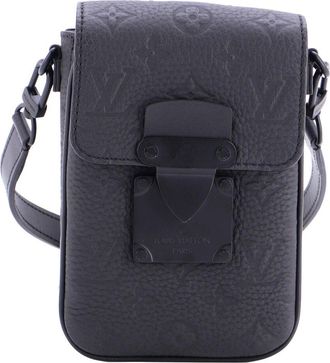 Louis Vuitton S Lock Vertical Wearable Wallet Monogram Taurillon Leather (Authentic Pre-Loved)