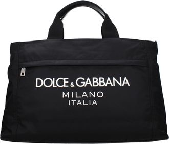Dolce & Gabbana Dolce&Gabbana Herrens Schwarze Sees&auml;cke aus Stoff