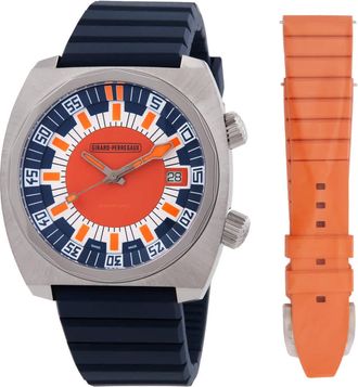 Girard Perregaux Deep Diver Bamford Edition Automatic Orange Dial Watch 39500-21-3266-6CX