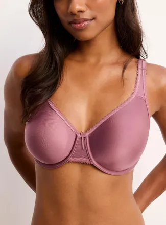 Wacoal Womens Scalloped-trim satiny finish full-coverage bra
