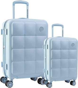 Joan & David Collection Max Studio The Square Embossed Abs 2Pc Hard-Sided Luggage Set