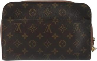 Louis Vuitton Pre-owned Vintage Clutch - Dames - Vintage Clutch - Bruin - ONE Size - Vintage