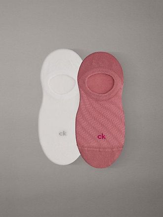 Calvin Klein 2 Pack Soft Texture Invisible Socks