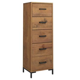 vidaXL C&oacute;moda De Madera Maciza De Pino 42x35x110 Cm Vidaxl