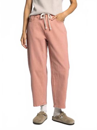Thread & Supply Anees Barrel Leg Pants In Cedar Wood