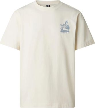 The North Face Stones Relaxed T-shirt met korte mouwen - Heren - Outdoor shirts - Wit - XS - Katoen - Fitness
