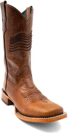 Ferrini Mens Patriot Western Boot in Honey at Nordstrom, Size 10.5