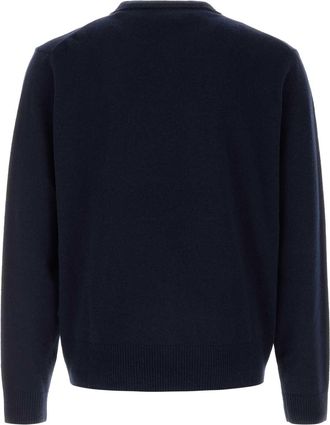 Vivienne Westwood Mens Midnight Blue Wool Blend Alex Sweater Navy Maglieria