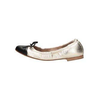 Notre-V Schoenen, Dames, Geel, 37 EU, Leer, Ballerinas