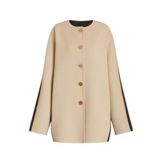 Alberta Ferretti Colour-block Coat - female - Alberta Ferretti - Single-Breasted Coats - Multicolor - M - Coats