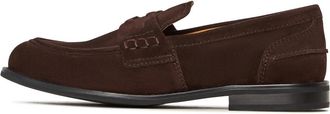 Cesare Gaspari Suede Strap Loafers - Dames - Loafers - Bruin - 36 EU - Su&egrave;de - Schoenen