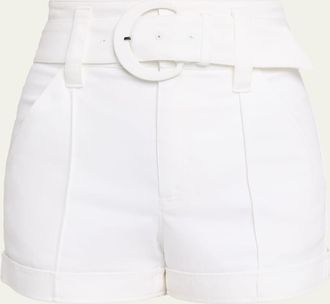 Cinq &agrave; Sept Aldi Belted Denim Shorts