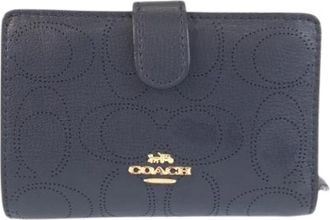 Coach Pre-owned Wallets, female, Blue, Size: ONE SIZE Pre-owned Leather Wallet C2046