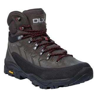 Trespass Mens Brody Grain Leather Hiking Boots (Grey) - Size UK 11